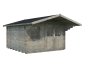 Preview: Gartenhaus Sally 12,3m² in grau.