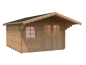 Preview: Gartenhaus Sally 12,3m² in braun.