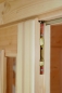 Preview: Hochwertige Tür aus Leimholz mit abgerundeten Kanten.