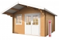 Preview: Gartenhaus Lisa 44-C Iso, Größe 4,10 x 4,10 m