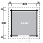 Preview: Gartenhaus Bornholm 40-B