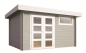 Preview: Gerätehaus/Gartenhaus Levke 3729 40 - hellgrau