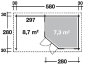 Preview: Die Terrassendielsen vom Gartenhaus Nina 28-B von Wolff Finnhaus sind kesseldruck imprägniert.