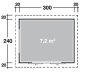 Preview: 28 mm Blockbohlen vom Gartenhaus  von Wolff Finnhaus.