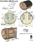 Preview: Saunafass 280 De luxe / Susann 2428