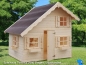 Preview: Das Palmako Kinderspielhaus aus Holz hat sichere Acrylglas Scheiben.