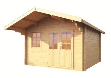 Gartenhaus Lisa 44-C Iso, Größe 4,10 x 4,10 m