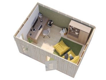 Preview: Gartenhaus Etta 13,6 m²