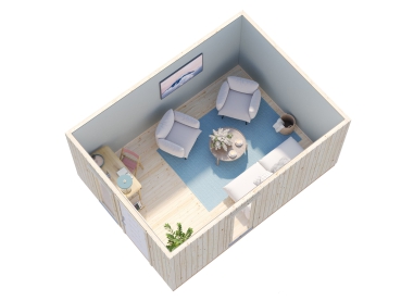 Preview: Gartenhaus Ly 13,6m²