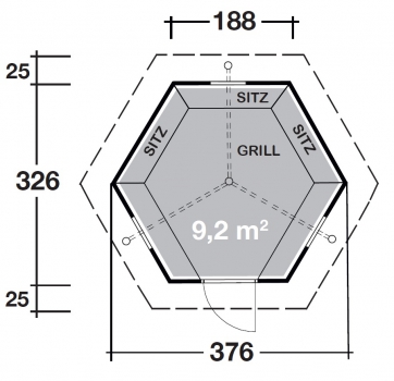 Grillkota Basic 9 / Kalle 3833 45