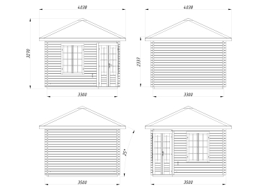 5-Eck Gartenhaus Melanie 9,9m²