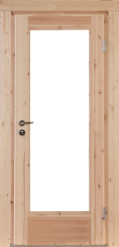 Lils mit abgeschraubten Fenstersprossen für eine moderne Optik.