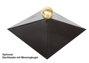 Dachhaube mit Messingkugel