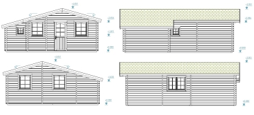 Gartenhaus Emily 39,2 m²