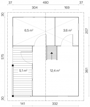 Blockhaus Falun 70-B