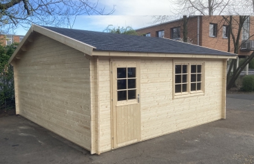 Baustellenbilder Holzgarage