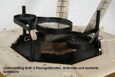 Grillkota 9 De-Luxe / Jesse 3833 45 mit Grillanlage