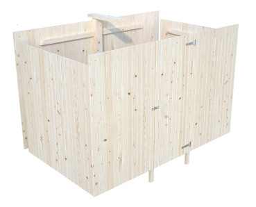 Preview: Geräteraum für Carport Karl 23,1m²