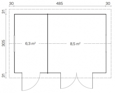 Grundriss Karmen 40-Iso