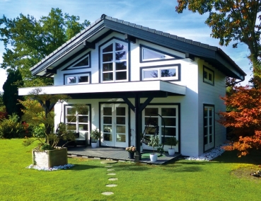 Gartenhaus Petro mit Einzeltür, Fenster und 0,90 m Vordach.
