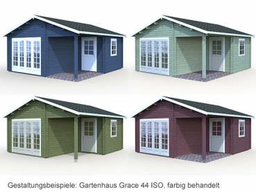 Gartenhaus Irene 21,9 + 5,2m²