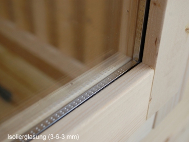Fenster und Tür mit Isolierverglasung