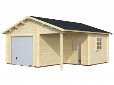 Holzgarage Roger 21,9+5,2m²