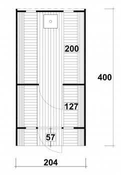 Saunafass Basic 400 / Sida 2140