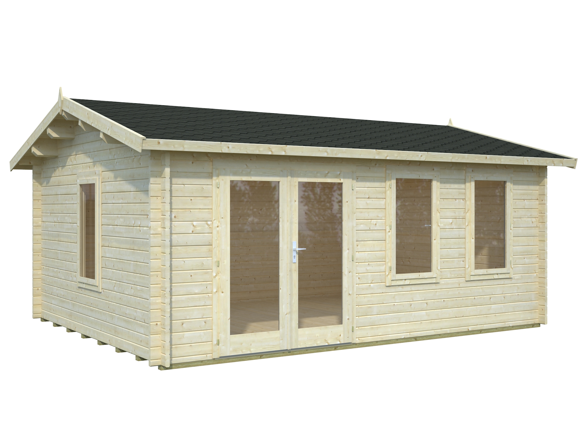 Gartenhaus Iris 19 1m Grosse 5 30 X 4 10 M Inklusive 19mm Fussboden