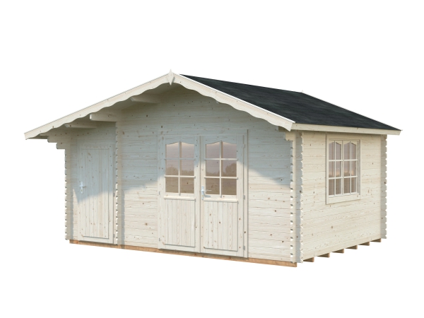 Der Abstellraum kann wahlweise auf der rechten oder linken Seite angebaut werden.