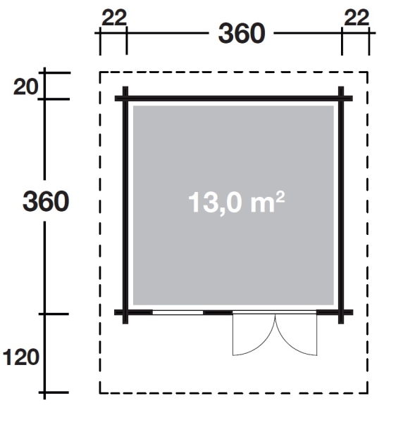 Grundriss Lisa 44-A Iso