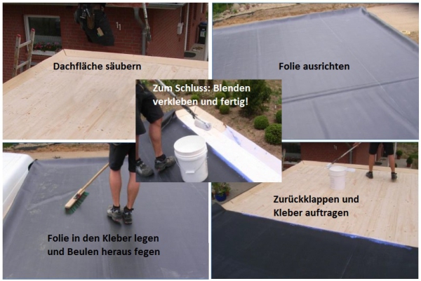 EPDM Dachfolie 1,2mm / 7,62m