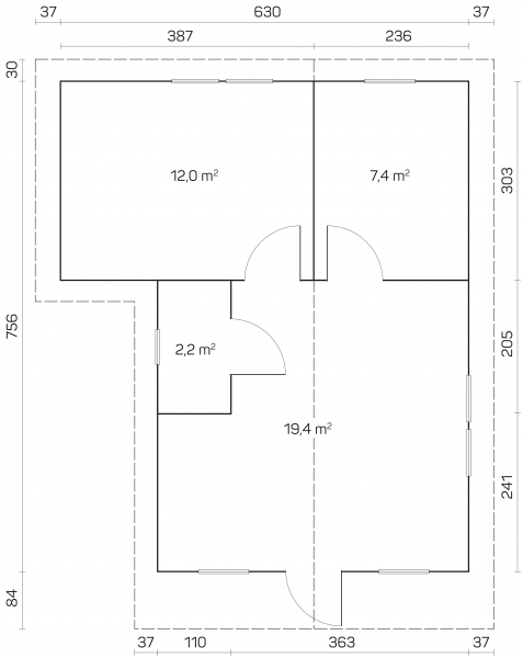 Blockhaus Cervino 70