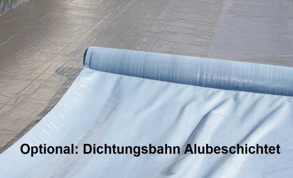 Gartenhaus Varianta A mit SD 150 Kaminholzanbau
