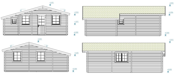 Gartenhaus Emily 39,2 m²