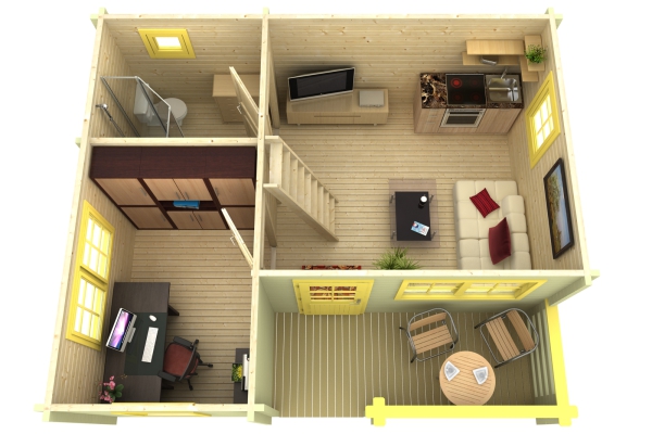 Blockhaus Falun 70-B