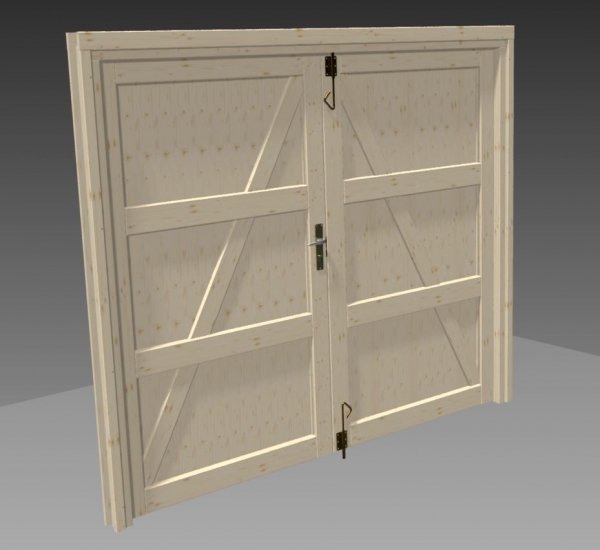 Doppel-Holzgarage Kotka-40-Iso