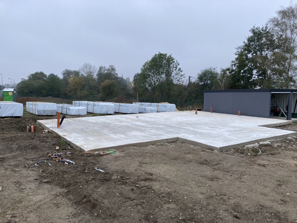 Baustellenfotos Lieferumfang