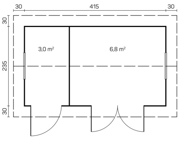 Grundriss Karina 40-Iso