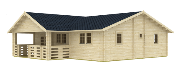 Gartenhaus Petro mit Einzeltür, Fenster und 0,90 m Vordach.