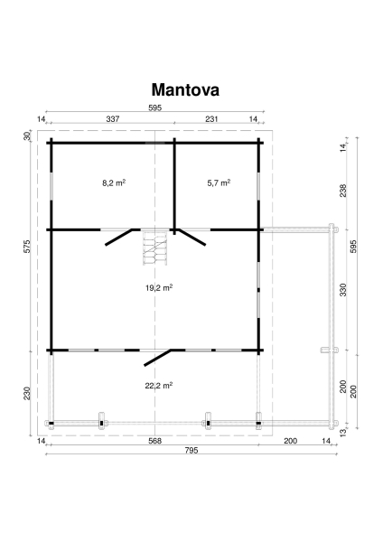 Grundriss Ferienhaus Mantova 70