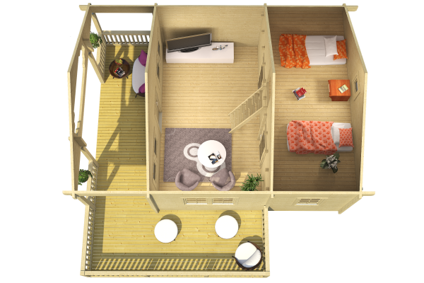 Blockhaus Mantova 70