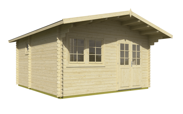 Gartenlaube Ramsi 28, mit einem zusätzlichen Innenraum.