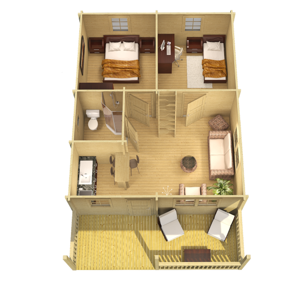 Blockhaus Toledo 70-D