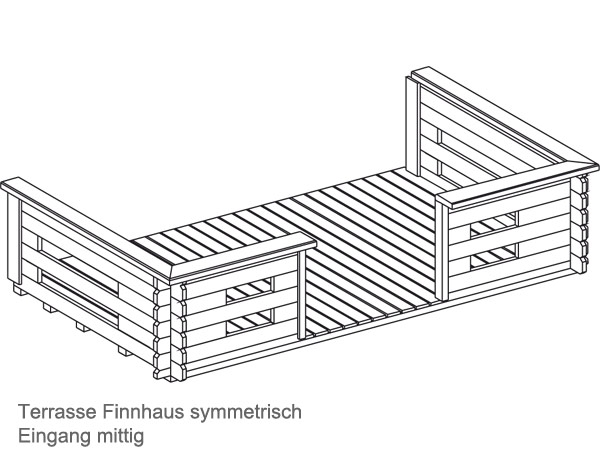Terrassen für Gartenhäuser von Wolff Finnhaus finden Sie bei Holzhaus Helle im Gartenhaus Onlineshop.
