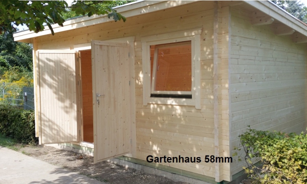 Anfertigung Gartenhaus, Freizeithaus, Pavillon oder Holzgarage - Angebot kostenlos