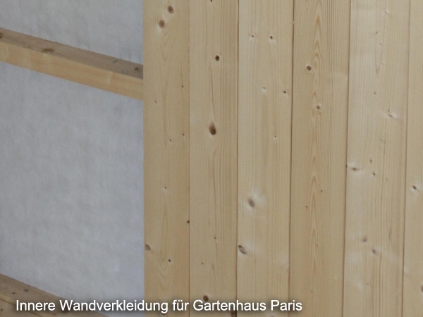 Innere Wandverkleidung Fur Palmako Gartenhaus Paris