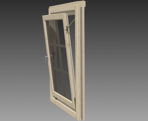 Dreh-Kipp-Fenster mit Isolierglas