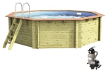 Aufstellpool Oceana A - KDI Massivholz, von Finnhaus Wolff.