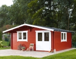 Gartenhaus Nordkap 70-G / Nova 5353 70, Größe 5,50 x 5,50 m.